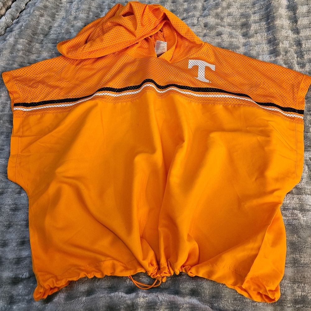 Hanes Orange Women's Top with Hood